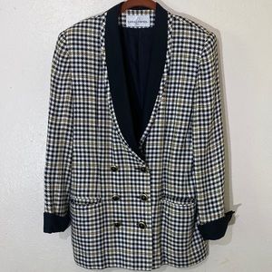80s/90s Casual Corner Patterned Blazer